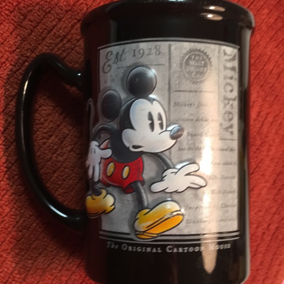 Vintage Disney 3D Mickey Mouse Ceramic Mug - Picture 4 of 7